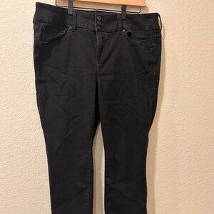 Torrid Black Feel the Fit Jeggings Super Soft Stretch Women's size 18s